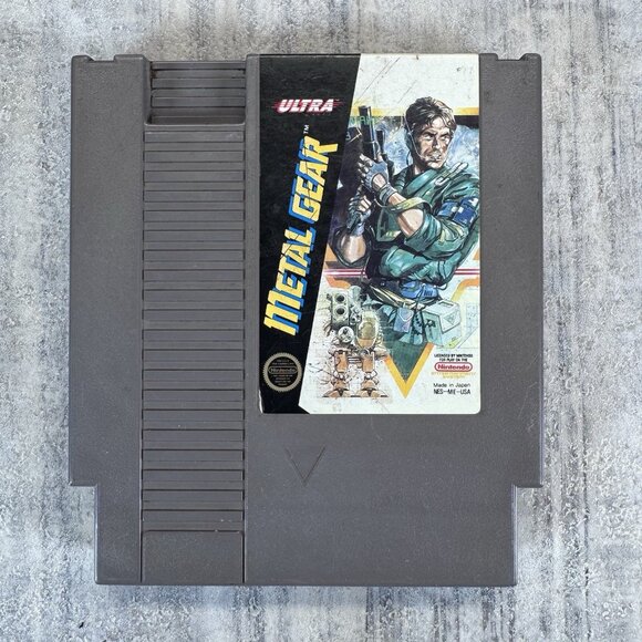 Metal Gear (Nintendo Entertainment System, NES, 1988) Authentic Tested Working - Picture 1 of 4